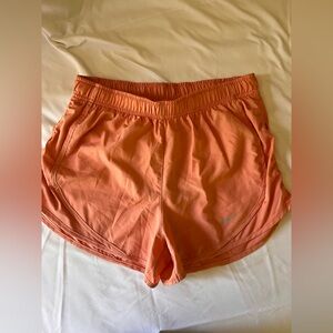Nike Orange Athletic Shorts Lightweight Performance